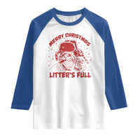 Litters Full Raglan Shirt Funny Cat Christmas Vacation - Wonder Print Shop