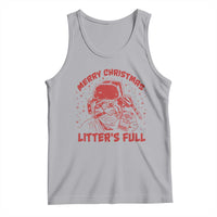 Litters Full Tank Top Funny Cat Christmas Vacation - Wonder Print Shop