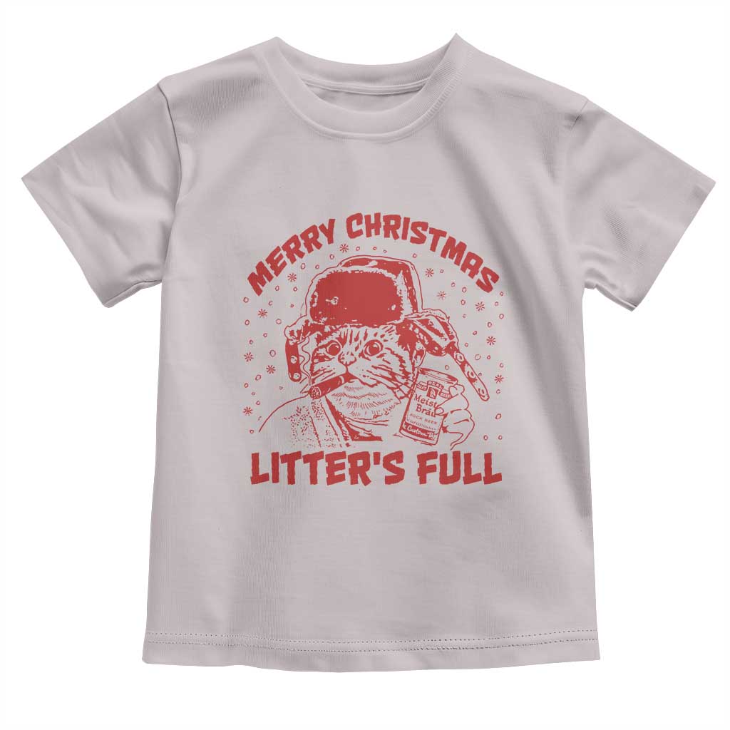 Litters Full Toddler T Shirt Funny Cat Christmas Vacation - Wonder Print Shop