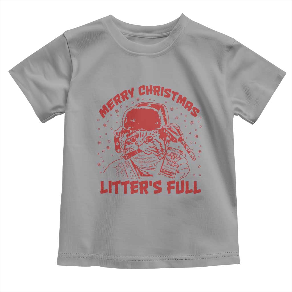 Litters Full Toddler T Shirt Funny Cat Christmas Vacation - Wonder Print Shop