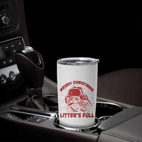 Litters Full Tumbler Cup Funny Cat Christmas Vacation - Wonder Print Shop