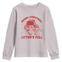 Litters Full Youth Sweatshirt Funny Cat Christmas Vacation - Wonder Print Shop