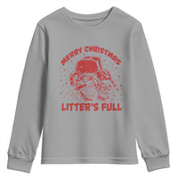Litters Full Youth Sweatshirt Funny Cat Christmas Vacation - Wonder Print Shop