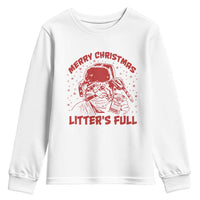 Litters Full Youth Sweatshirt Funny Cat Christmas Vacation - Wonder Print Shop