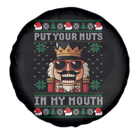Inappropriate Christmas Spare Tire Cover Funny Put Your Nuts in My Mouth Dirty Holiday - Wonder Print Shop