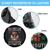 Inappropriate Christmas Spare Tire Cover Funny Put Your Nuts in My Mouth Dirty Holiday - Wonder Print Shop