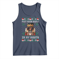 Inappropriate Christmas Tank Top Funny Put Your Nuts in My Mouth Dirty Holiday - Wonder Print Shop