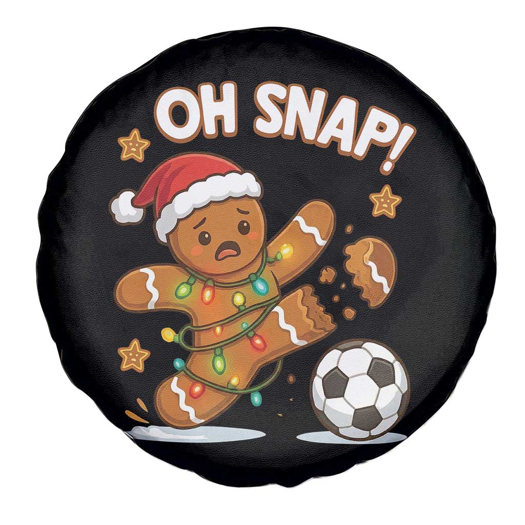 Oh Snap Gingerbreadman Christmas Soccer Spare Tire Cover - Wonder Print Shop