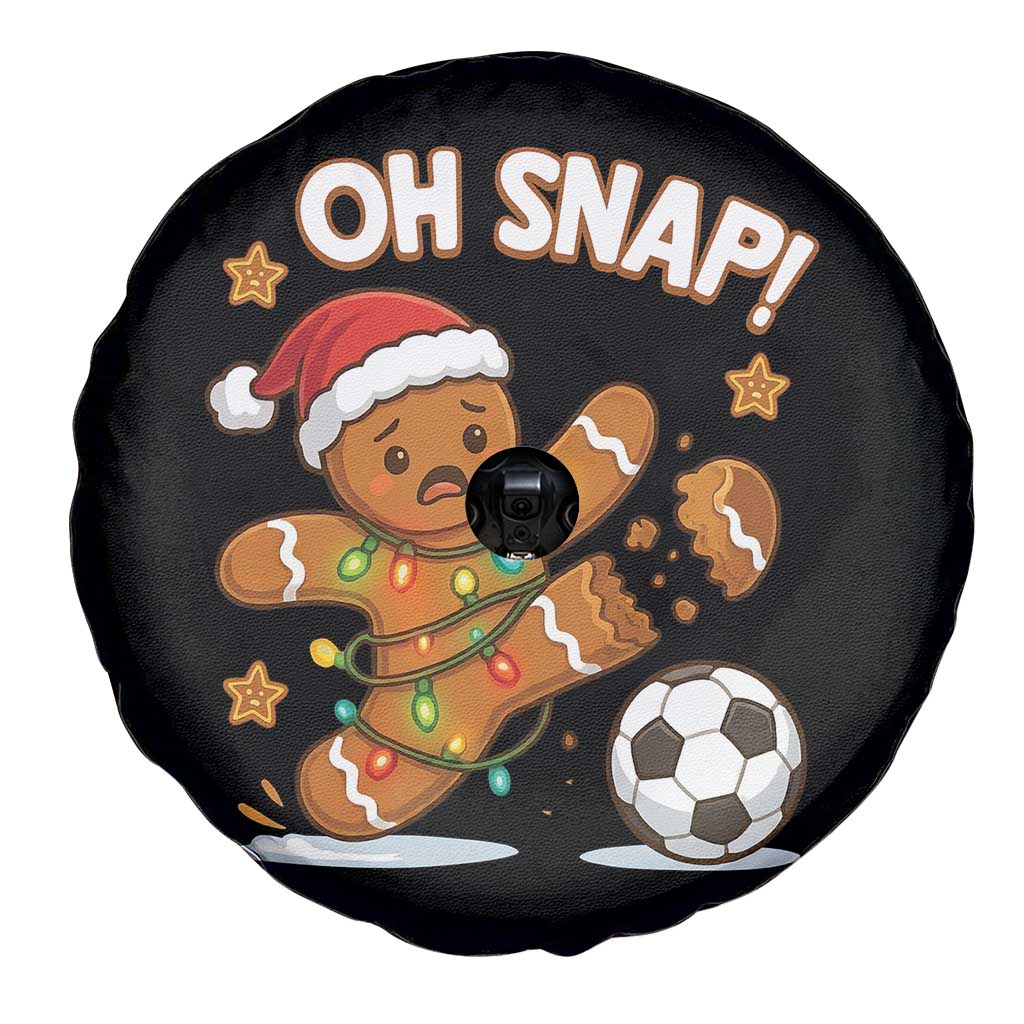 Oh Snap Gingerbreadman Christmas Soccer Spare Tire Cover - Wonder Print Shop