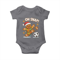Oh Snap Gingerbreadman Christmas Soccer Baby Onesie - Wonder Print Shop