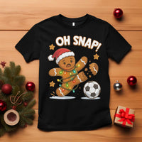 Oh Snap Gingerbreadman Christmas Soccer T Shirt - Wonder Print Shop