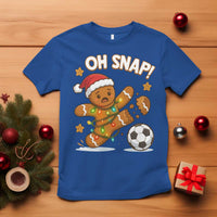 Oh Snap Gingerbreadman Christmas Soccer T Shirt - Wonder Print Shop