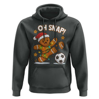 Oh Snap Gingerbreadman Christmas Soccer Hoodie - Wonder Print Shop