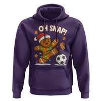 Oh Snap Gingerbreadman Christmas Soccer Hoodie - Wonder Print Shop