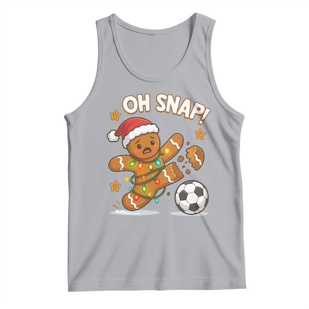 Oh Snap Gingerbreadman Christmas Soccer Tank Top - Wonder Print Shop