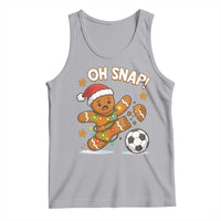 Oh Snap Gingerbreadman Christmas Soccer Tank Top - Wonder Print Shop