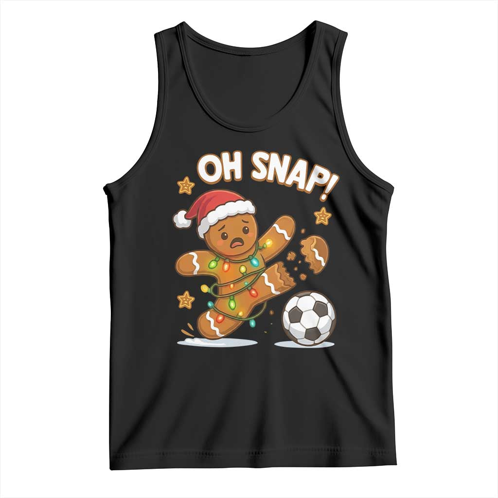 Oh Snap Gingerbreadman Christmas Soccer Tank Top - Wonder Print Shop