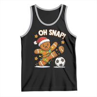 Oh Snap Gingerbreadman Christmas Soccer Tank Top - Wonder Print Shop