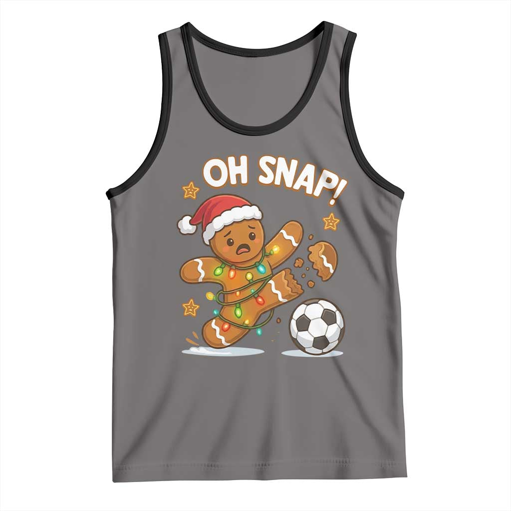Oh Snap Gingerbreadman Christmas Soccer Tank Top - Wonder Print Shop