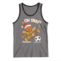 Oh Snap Gingerbreadman Christmas Soccer Tank Top - Wonder Print Shop