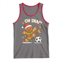 Oh Snap Gingerbreadman Christmas Soccer Tank Top - Wonder Print Shop