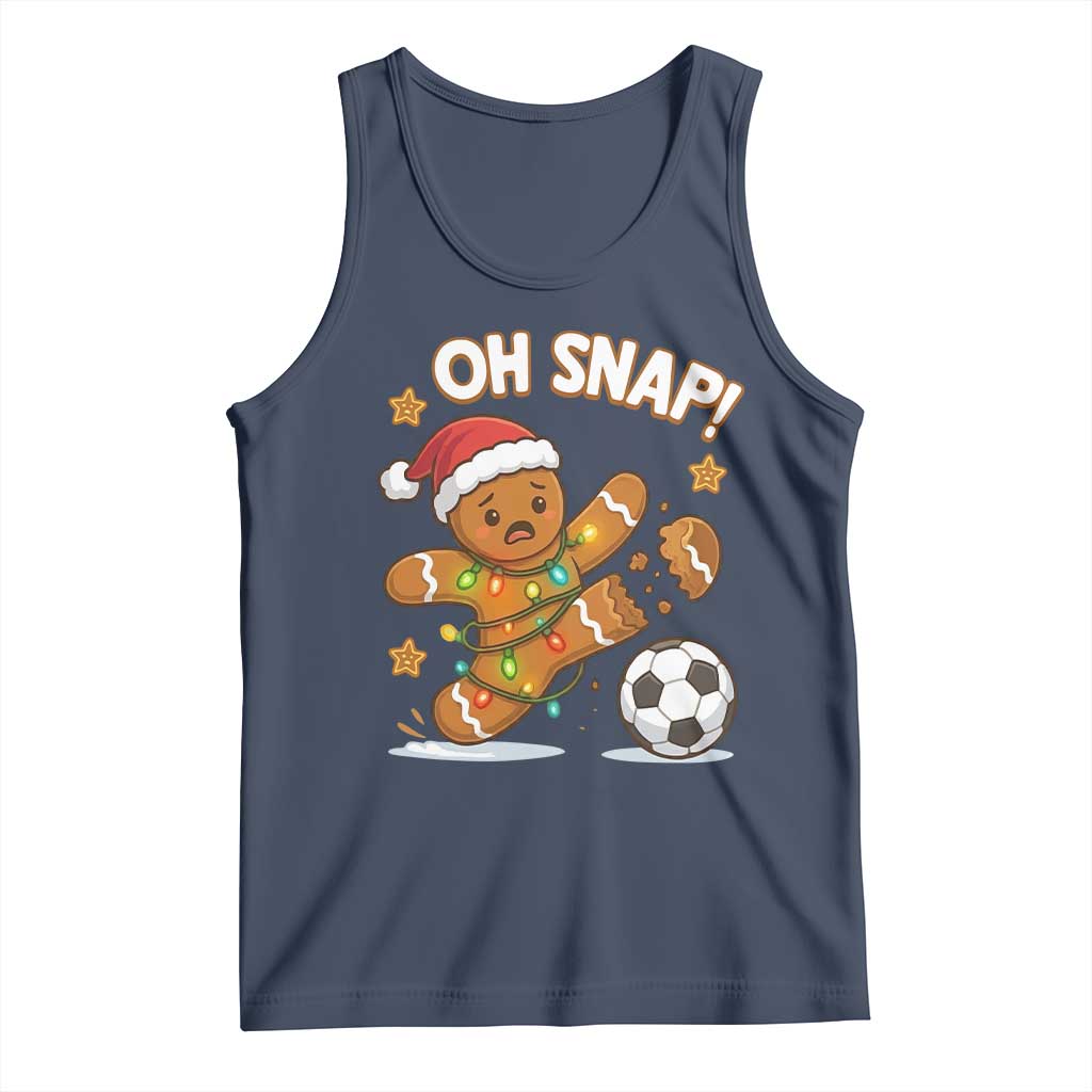 Oh Snap Gingerbreadman Christmas Soccer Tank Top - Wonder Print Shop