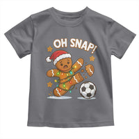 Oh Snap Gingerbreadman Christmas Soccer Toddler T Shirt - Wonder Print Shop