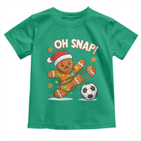Oh Snap Gingerbreadman Christmas Soccer Toddler T Shirt - Wonder Print Shop