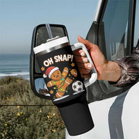 Oh Snap Gingerbreadman Christmas Soccer Tumbler With Handle - Wonder Print Shop