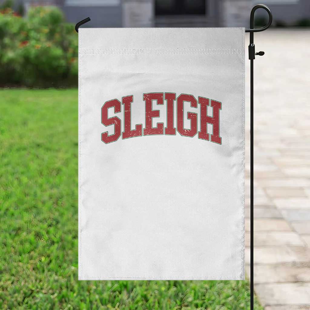 Sleigh Christmas Garden Flag Funny Women Retro Merry Xmas Family Holiday - Wonder Print Shop