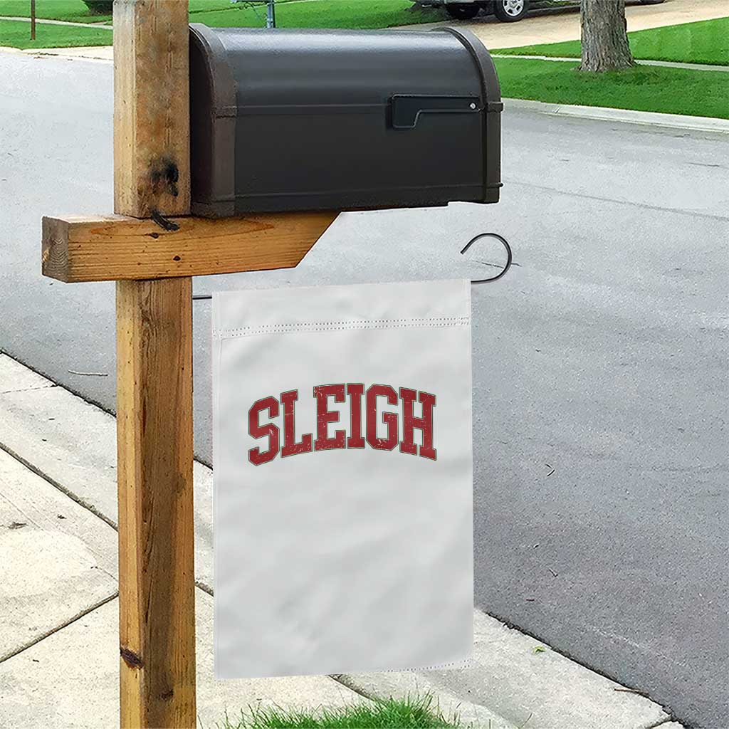 Sleigh Christmas Garden Flag Funny Women Retro Merry Xmas Family Holiday - Wonder Print Shop