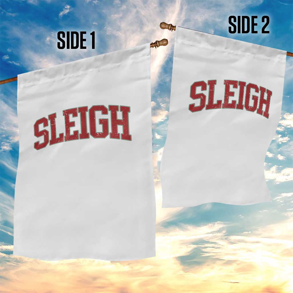 Sleigh Christmas Garden Flag Funny Women Retro Merry Xmas Family Holiday - Wonder Print Shop