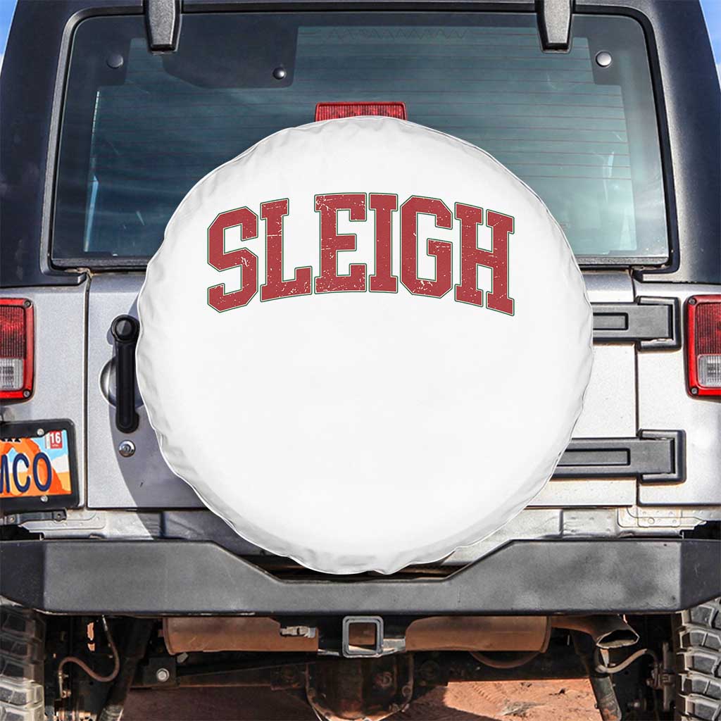 Sleigh Christmas Spare Tire Cover Funny Women Retro Merry Xmas Family Holiday - Wonder Print Shop