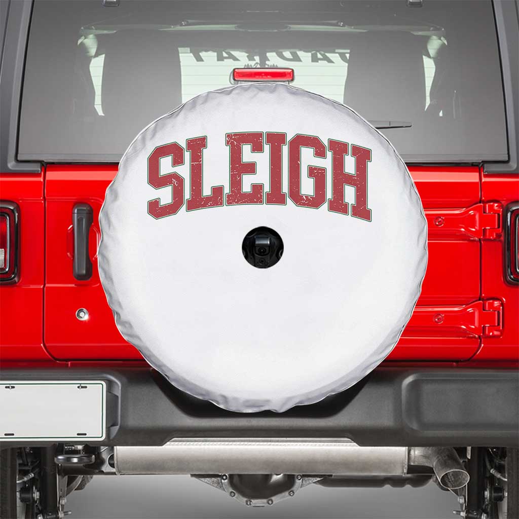 Sleigh Christmas Spare Tire Cover Funny Women Retro Merry Xmas Family Holiday - Wonder Print Shop