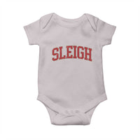 Sleigh Christmas Baby Onesie Funny Women Retro Merry Xmas Family Holiday - Wonder Print Shop