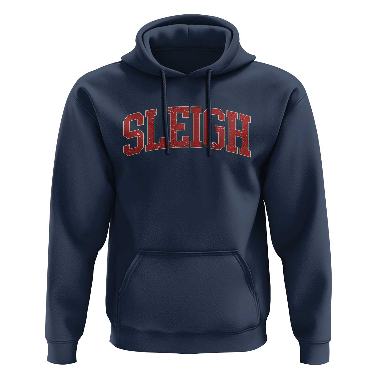 Sleigh Christmas Hoodie Funny Women Retro Merry Xmas Family Holiday - Wonder Print Shop