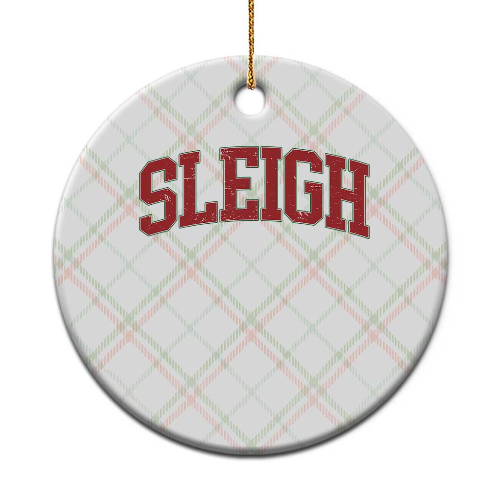 Sleigh Christmas Ceramic Ornament Funny Women Retro Merry Xmas Family Holiday - Wonder Print Shop