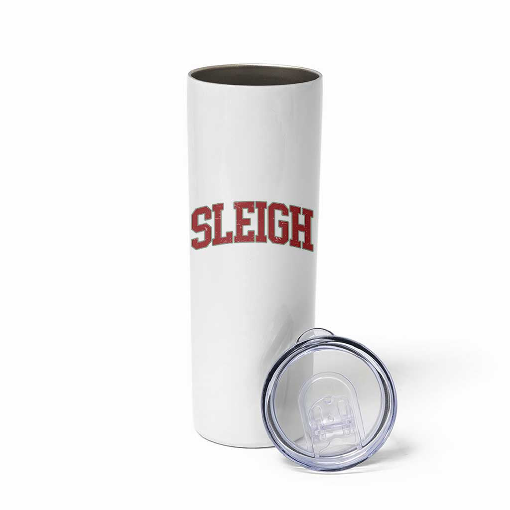 Sleigh Christmas Skinny Tumbler Funny Women Retro Merry Xmas Family Holiday - Wonder Print Shop