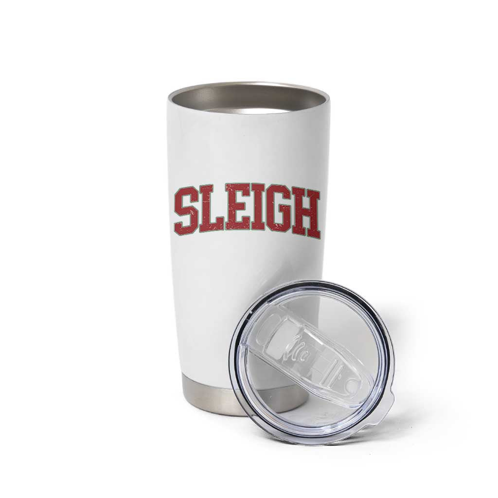 Sleigh Christmas Tumbler Cup Funny Women Retro Merry Xmas Family Holiday - Wonder Print Shop