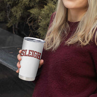 Sleigh Christmas Tumbler Cup Funny Women Retro Merry Xmas Family Holiday - Wonder Print Shop