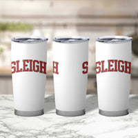 Sleigh Christmas Tumbler Cup Funny Women Retro Merry Xmas Family Holiday - Wonder Print Shop
