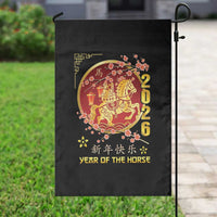 2026 Year of the Horse Lunar New Year Garden Flag - Wonder Print Shop
