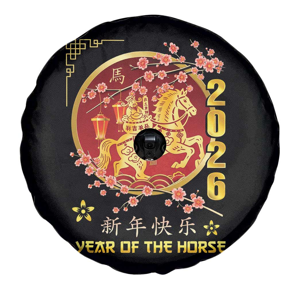2026 Year of the Horse Lunar New Year Spare Tire Cover - Wonder Print Shop