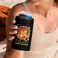 2026 Year of the Horse Lunar New Year 4 in 1 Can Cooler Tumbler - Wonder Print Shop