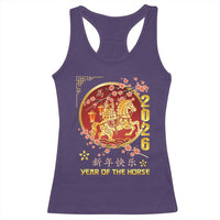 2026 Year of the Horse Lunar New Year Racerback Tank Top - Wonder Print Shop
