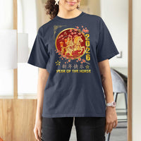 2026 Year of the Horse Lunar New Year T Shirt For Women - Wonder Print Shop
