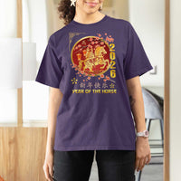 2026 Year of the Horse Lunar New Year T Shirt For Women - Wonder Print Shop