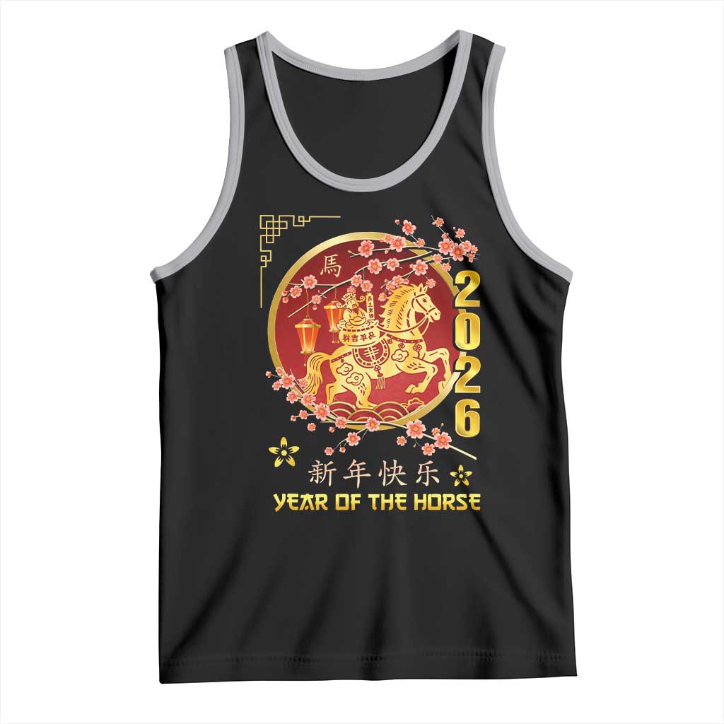 2026 Year of the Horse Lunar New Year Tank Top - Wonder Print Shop