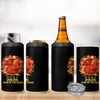 Chinese New Year 2026 4 in 1 Can Cooler Tumbler Year of The Horse - Wonder Print Shop