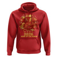 Chinese New Year 2026 Hoodie Year of The Horse - Wonder Print Shop